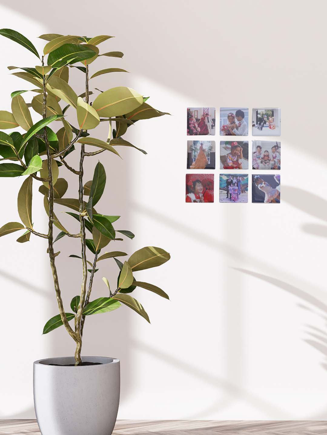 写真マグネットをおしゃれなインテリアとして活用